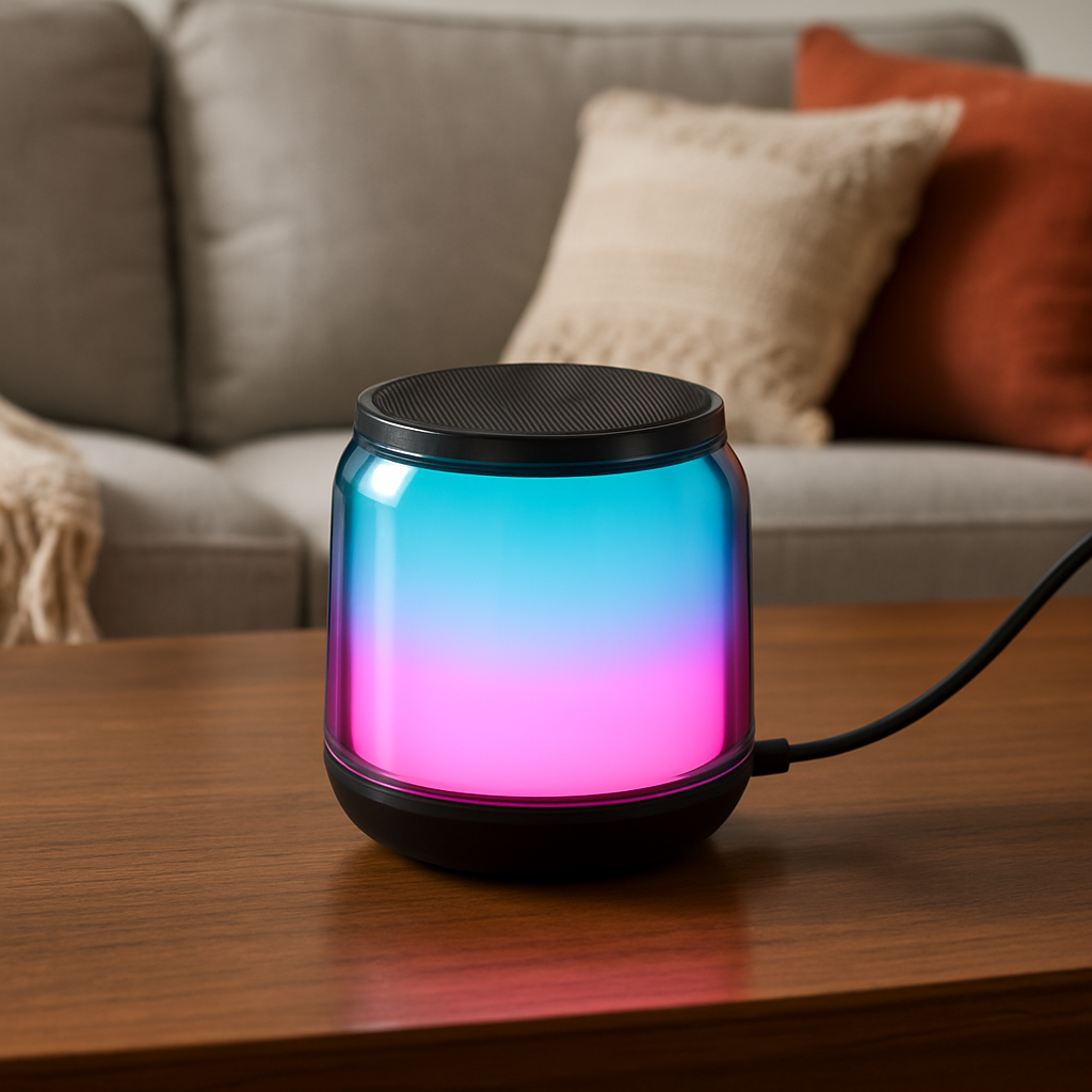 Mini Parlante Bluetooth Portátil Music LED