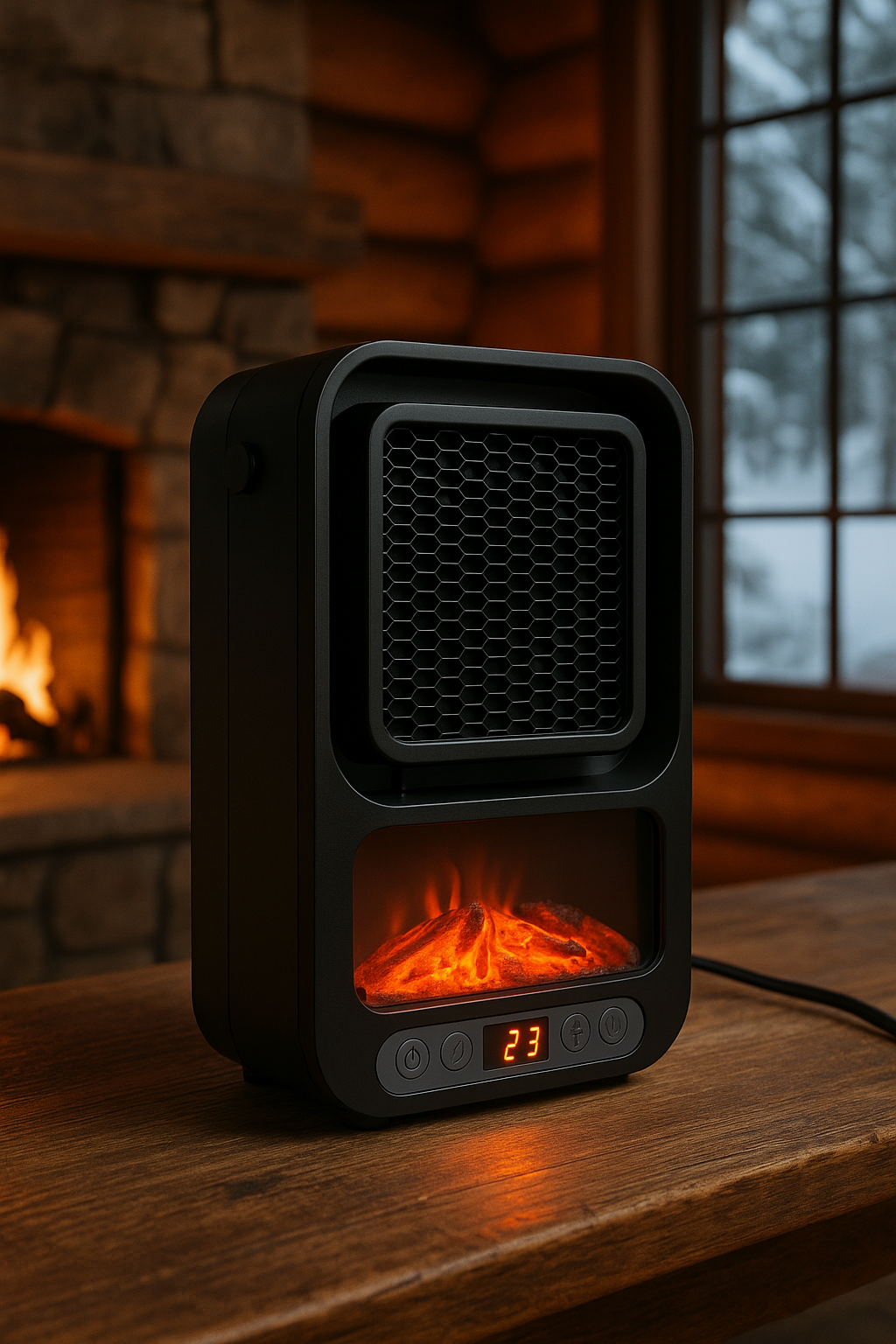 Chimenea Portátil con Control Remoto