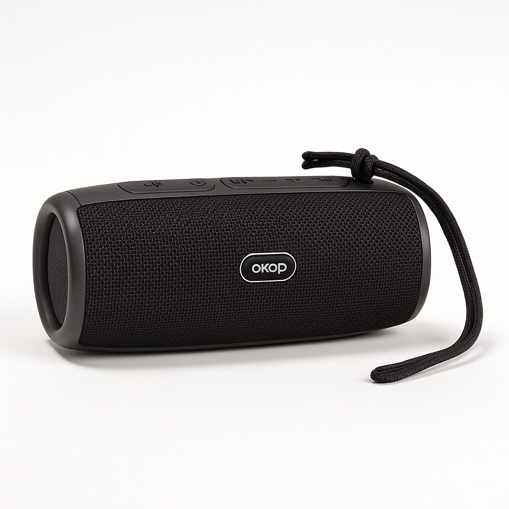 Parlante Bluetooth OKOP Portátil con Entrada USB y Tarjeta TF