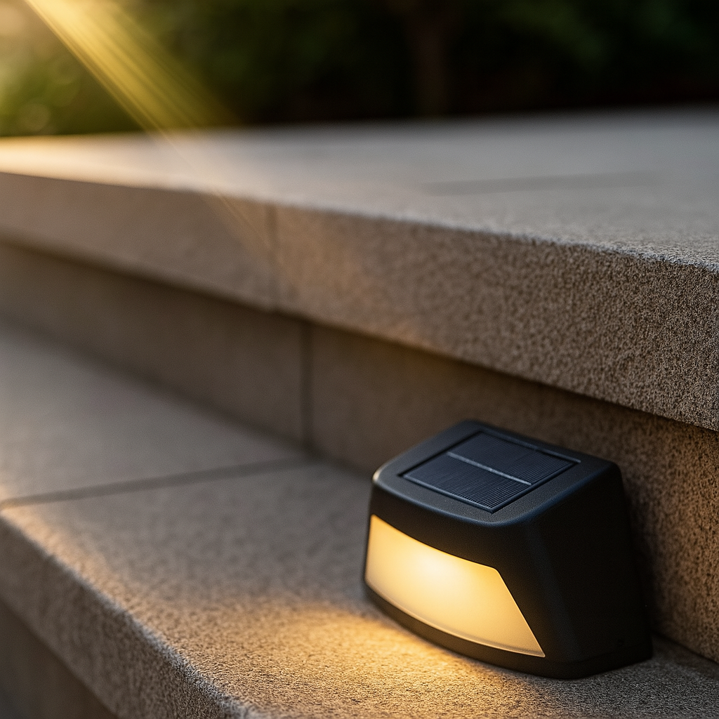 Luz Solar LED para Escaleras 4 Unidades