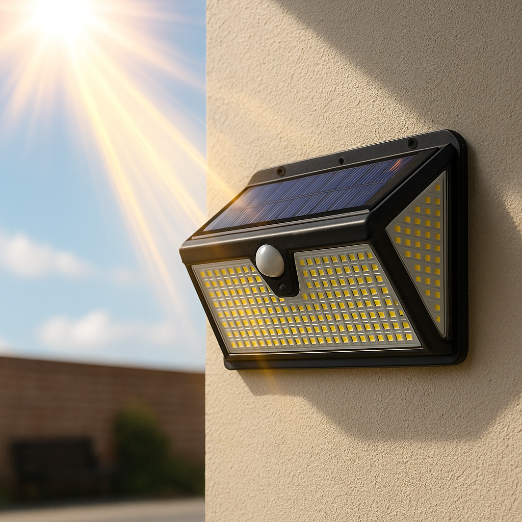 Luz Solar LED con Sensor de Movimiento