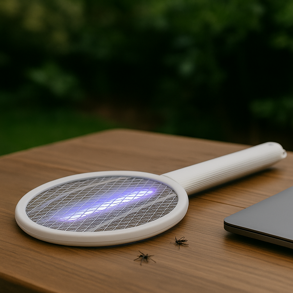 Raqueta Eléctrica Mata Mosquitos Recargable