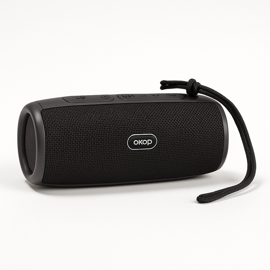 Parlante Bluetooth OKOP Portátil con Entrada USB y Tarjeta TF